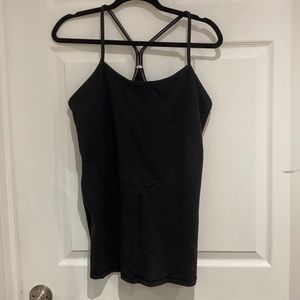 Black lululemon workout tank